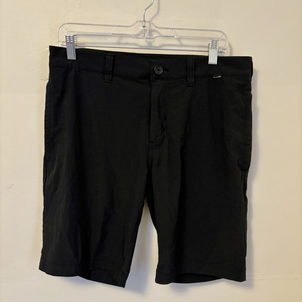 Travis‎ Mathew Carlsbad Golf Shorts 32 Black 9" Preppy - Loose Seam